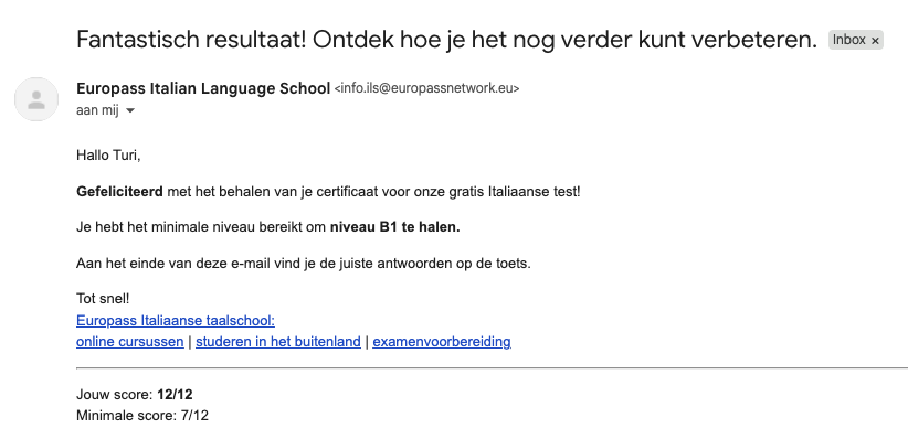 Bereik B1 niveau in een vreemde taal foto 1